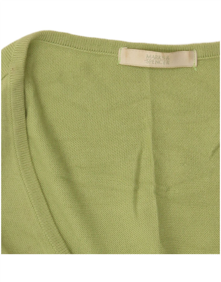 MARKS & SPENCER Ženska velika majica bez rukava UK 18 XL Zelena