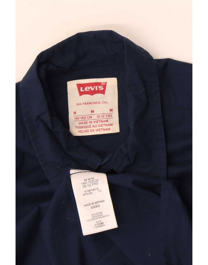 Levi's majica za dječake 10-11 godina, srednje tamnoplava pamuk