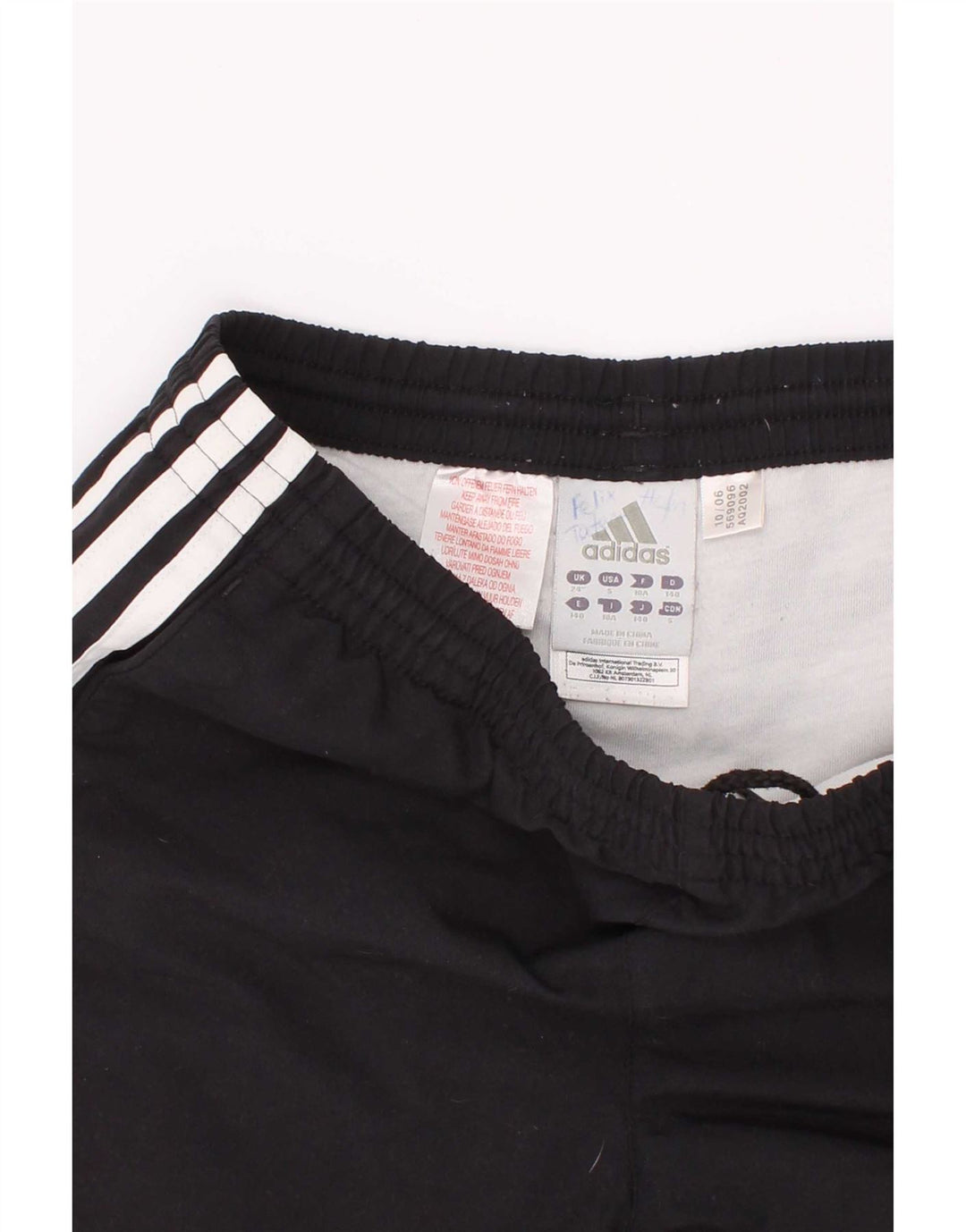 Adidas kratke sportske hlače za dječake 9-10 godina crne poliesterske