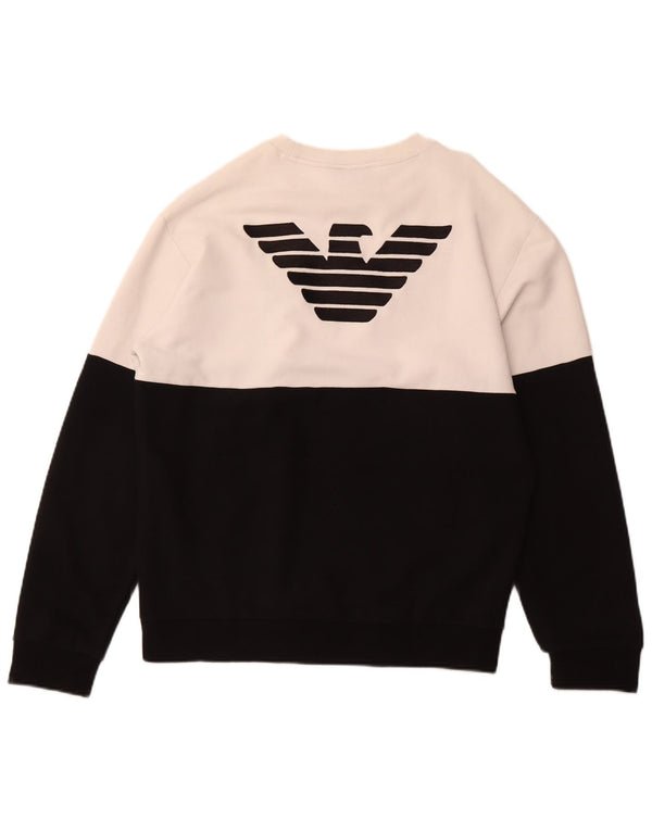 EMPORIO ARMANI Ženska majica s trenirkom s motivima UK 18 XL Black Colourblock