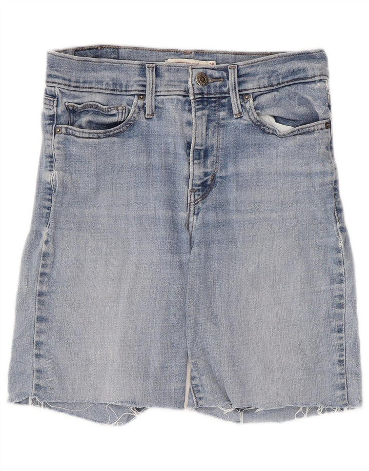 Levi's ženske traper kratke hlače W28 srednje plavi pamuk