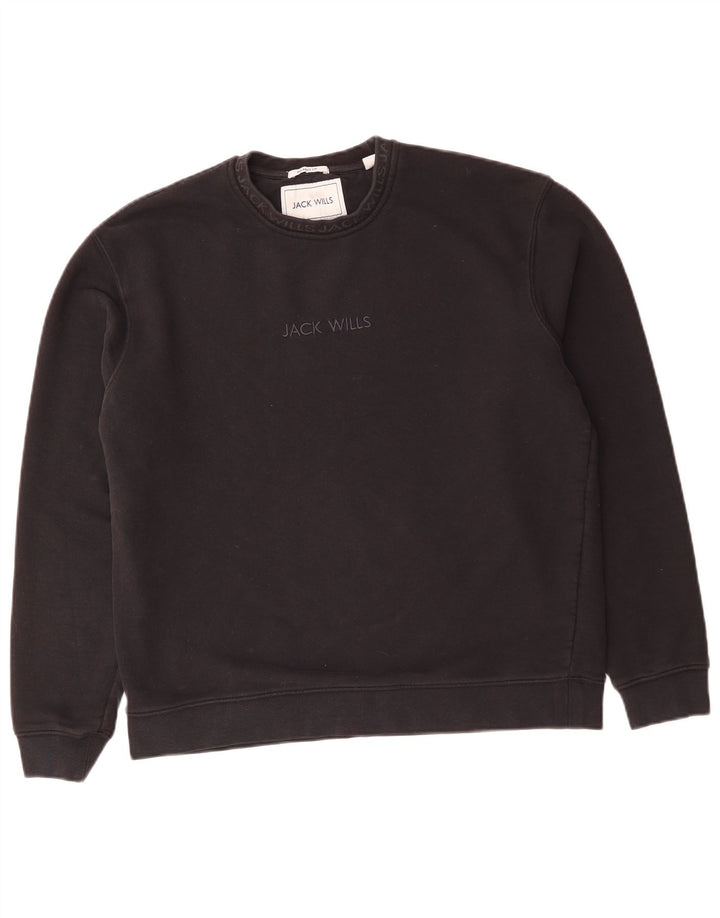 JACK WILLS Muška trenirka opuštenog kroja Srednje crni pamuk