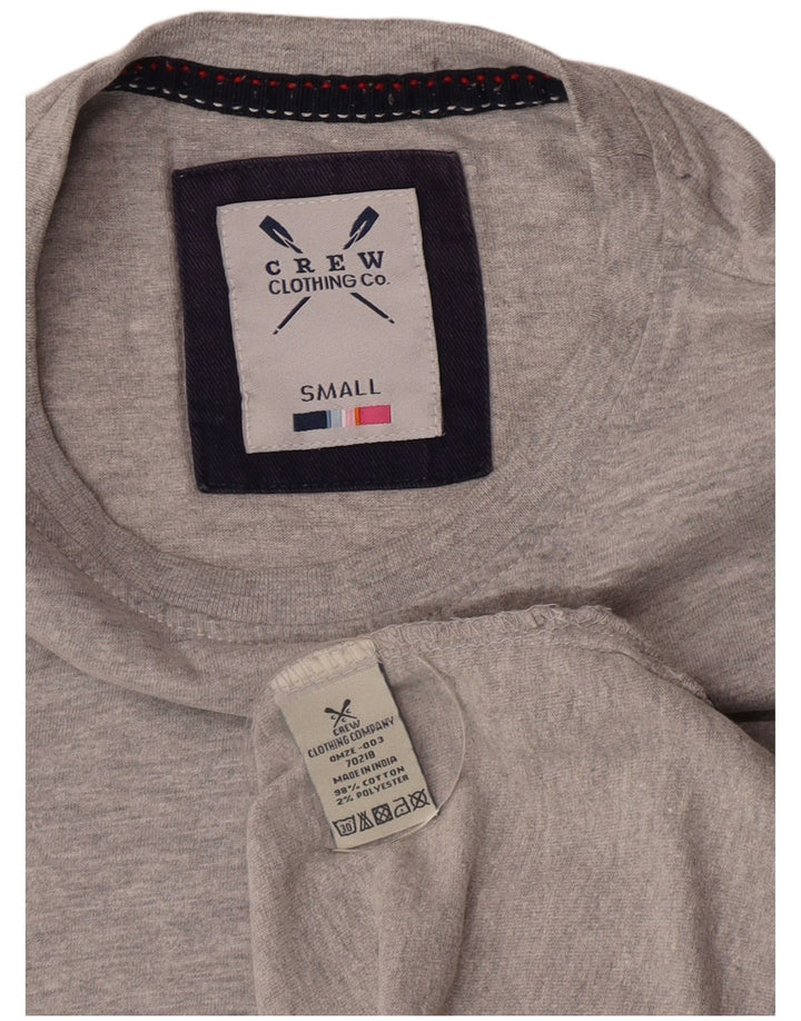 Crew Clothing Muška majica kratkih rukava Mali sivi pamuk