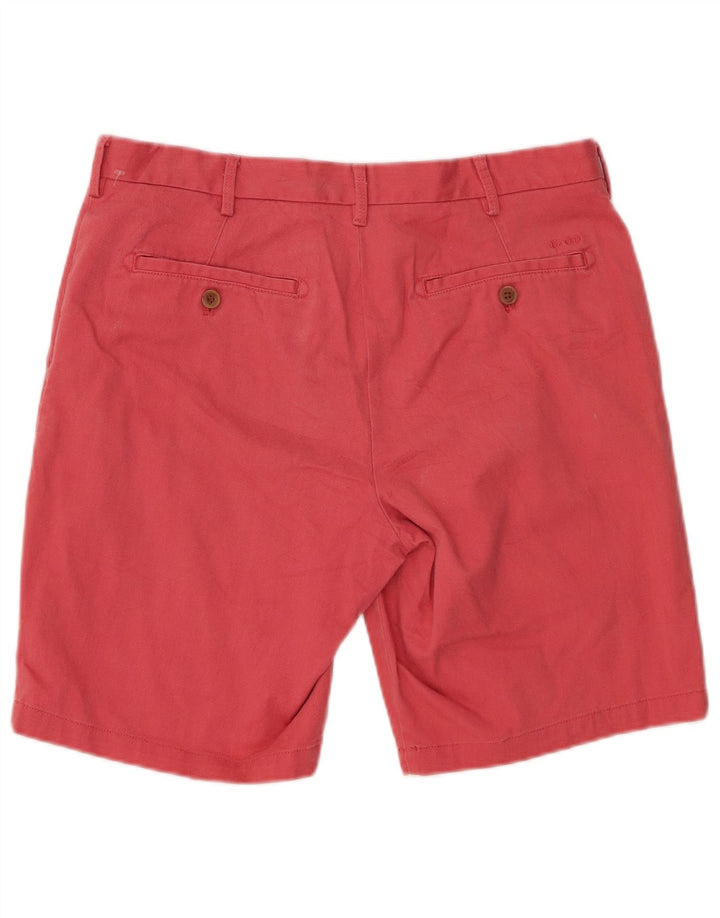 IZOD Muške chino kratke hlače W32 Srednje crveni pamuk