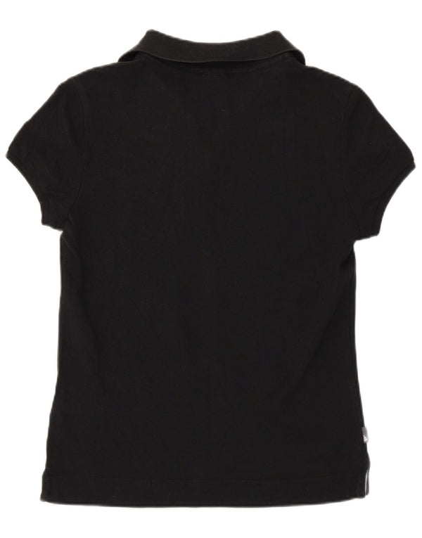 Adidas ženska polo majica UK 12 Srednje crni pamuk