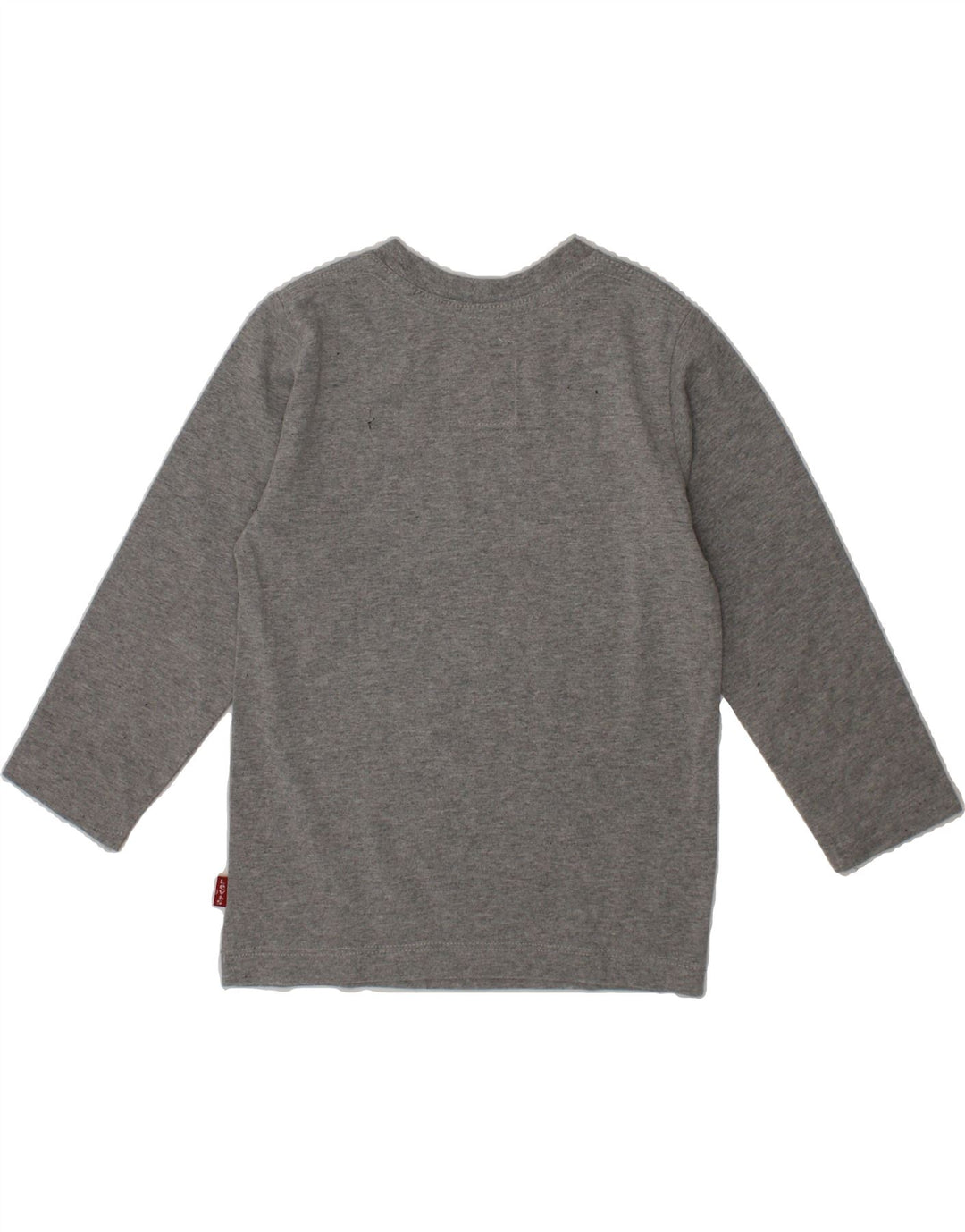 LEVI'S Boys Graphic Top Long Sleeve 3-4 Years Grey Cotton Vintage Levi's and Second-Hand Levi's from Messina Hembry 