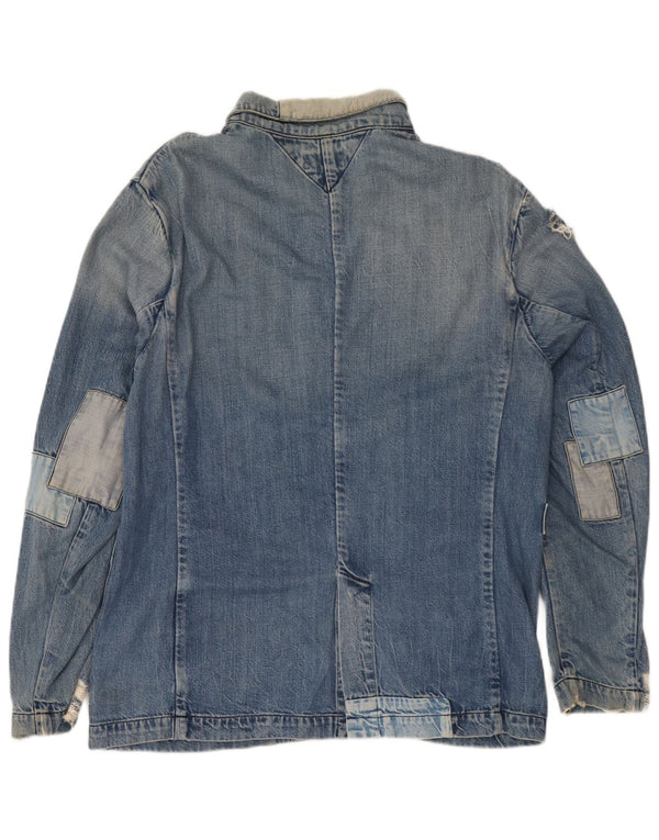 Tommy Hilfiger ženska jakna od trapera u UK 18 XL plava patchwork