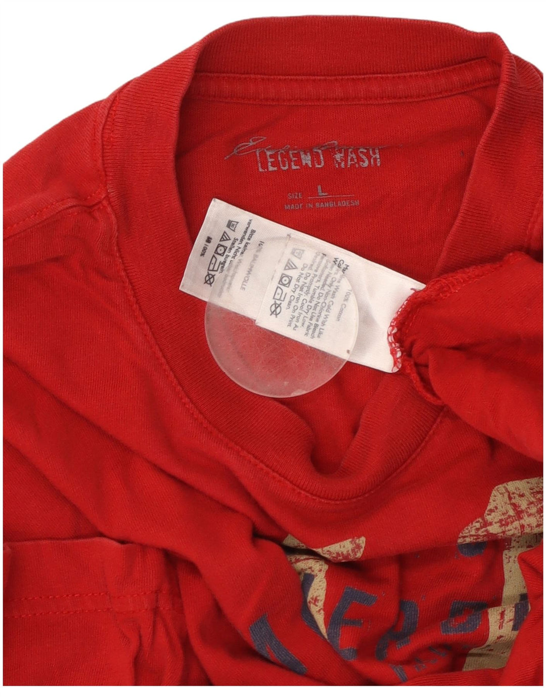 EDDIE BAUER Muška majica kratkih rukava s grafičkim motivima, veliki crveni pamuk