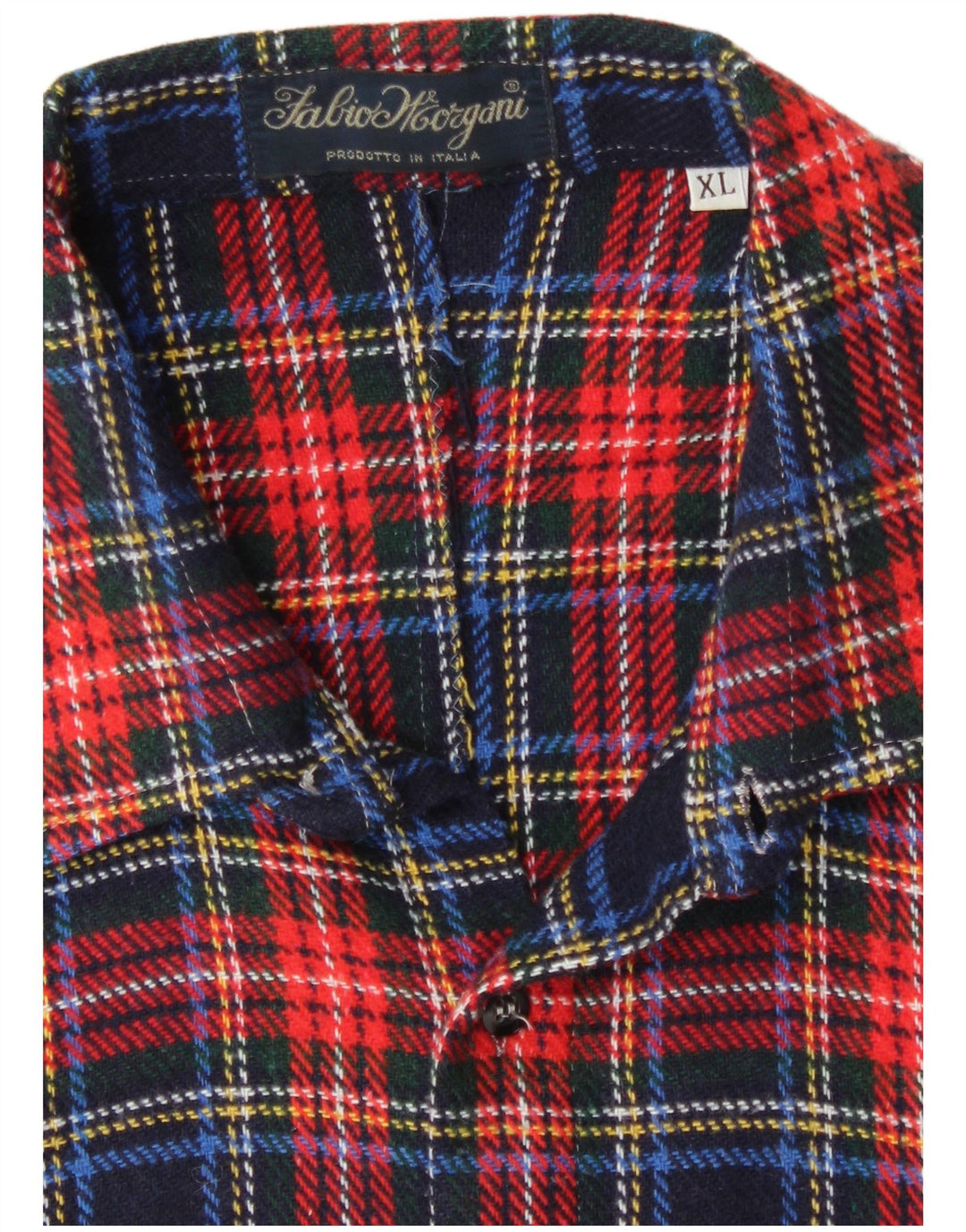 Vintage muška karirana košulja XL, crvena karirana