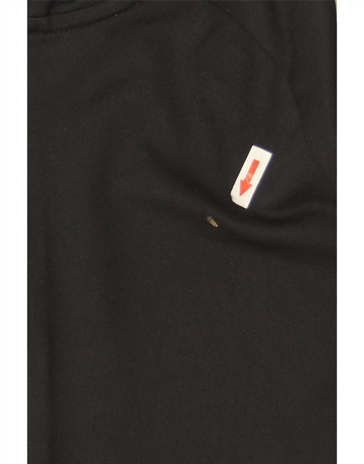 Nike Dri Fit gornja jakna za trenirku srednje crne boje od poliestera