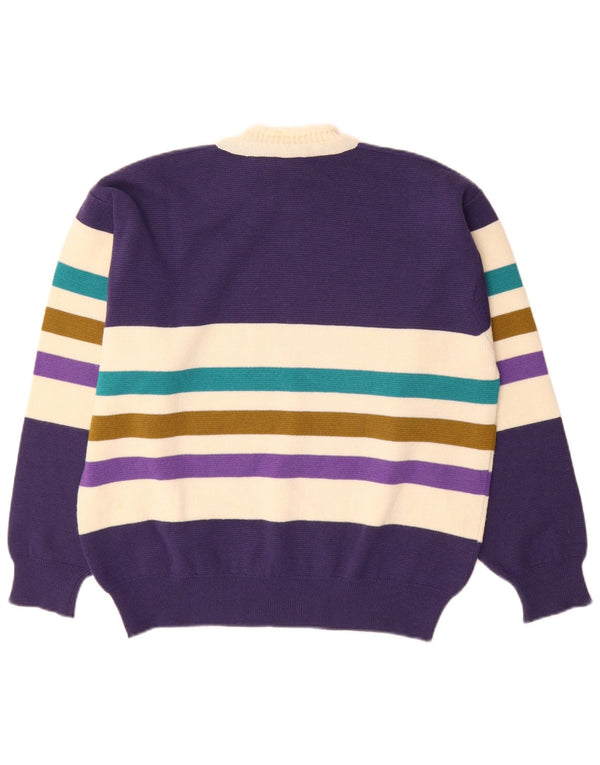 AUSTRALIAN L'ALPINA Ženski džemper s ovratnikom IT 46 Veliki ljubičasti