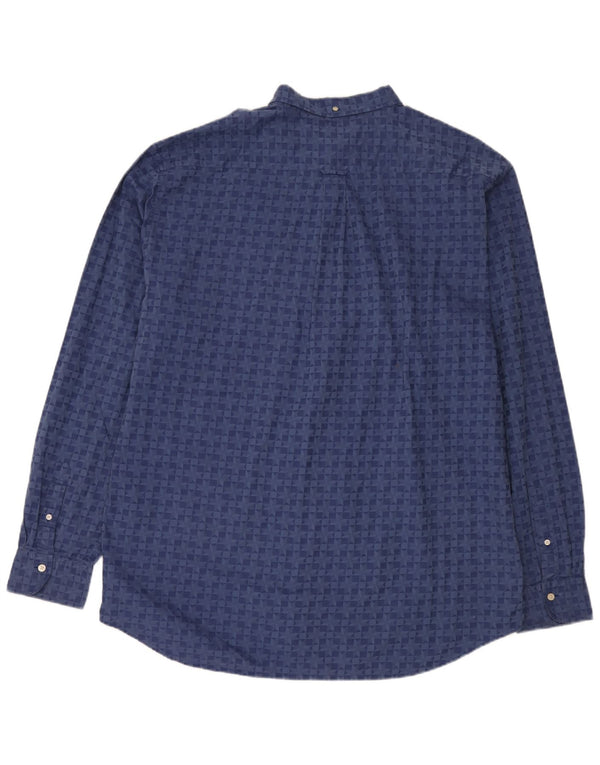 Gant muška košulja standardnog kroja, veličina 47/48 19 3XL plavi geometrijski pamuk