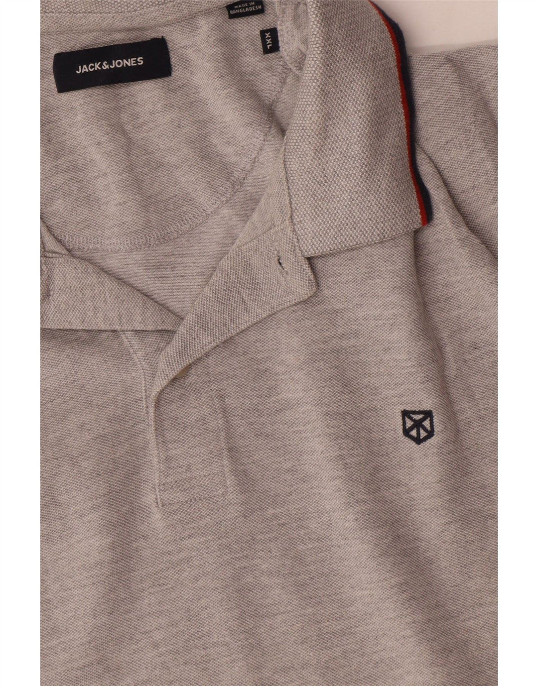 Jack & Jones muška polo majica 2XL sivi pamuk