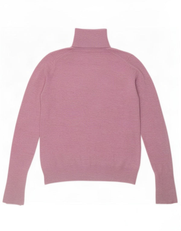 Zara ženski pulover s rol izrezom UK 10 Small Pink