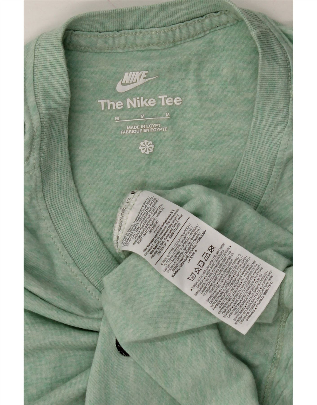 NIKE Mens T-Shirt Top Medium Green Cotton Vintage Nike and Second-Hand Nike from Messina Hembry 