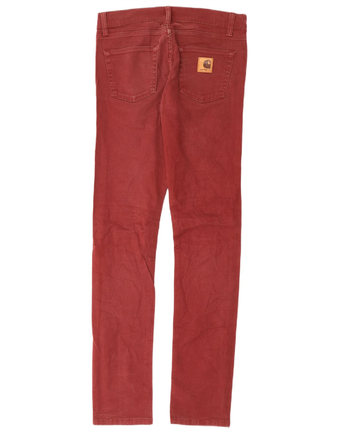 CARHARTT ženske uske ležerne hlače W30 L34 Bordo pamuk