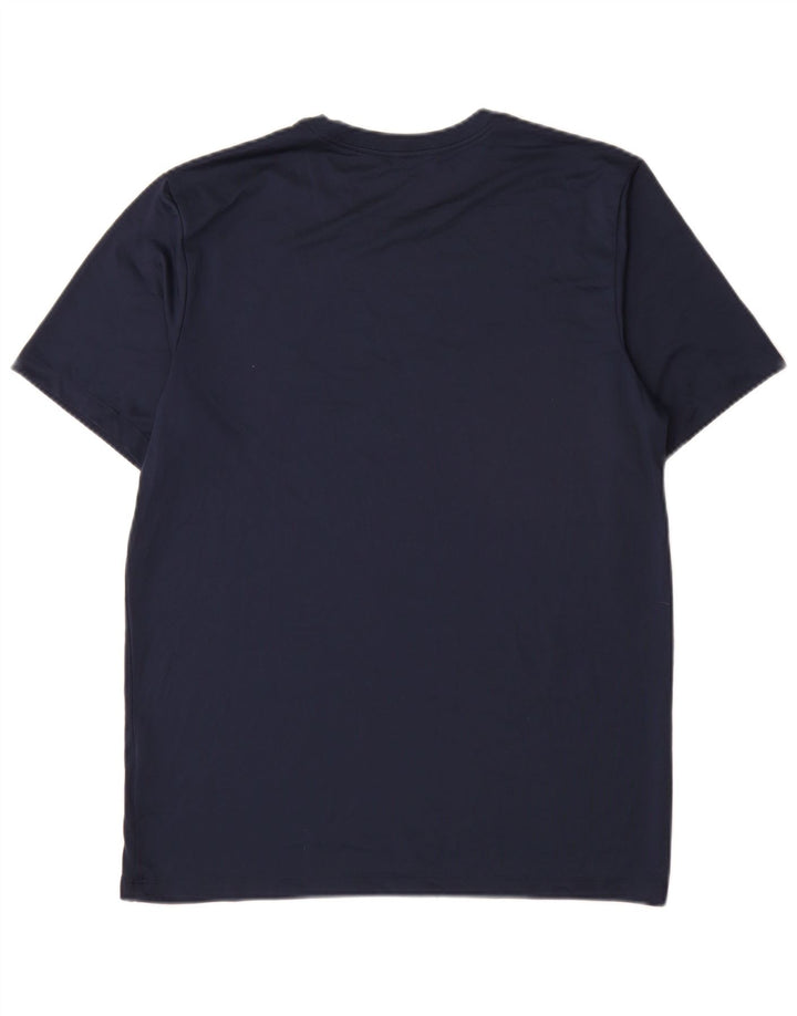 Nike Dri Fit T-Shirt Top srednji tamnoplavi poliester