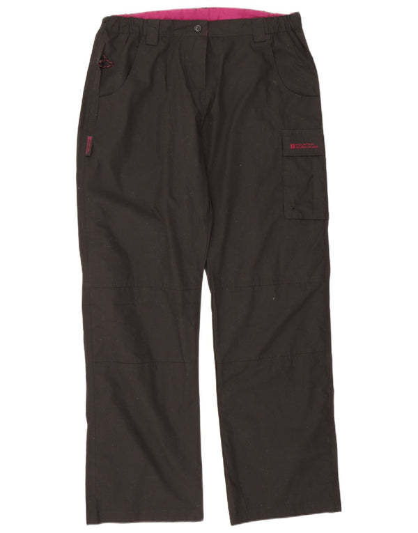 Mountain Warehouse Ženske ravne kargo hlače UK 14 Large W32 L30 crne