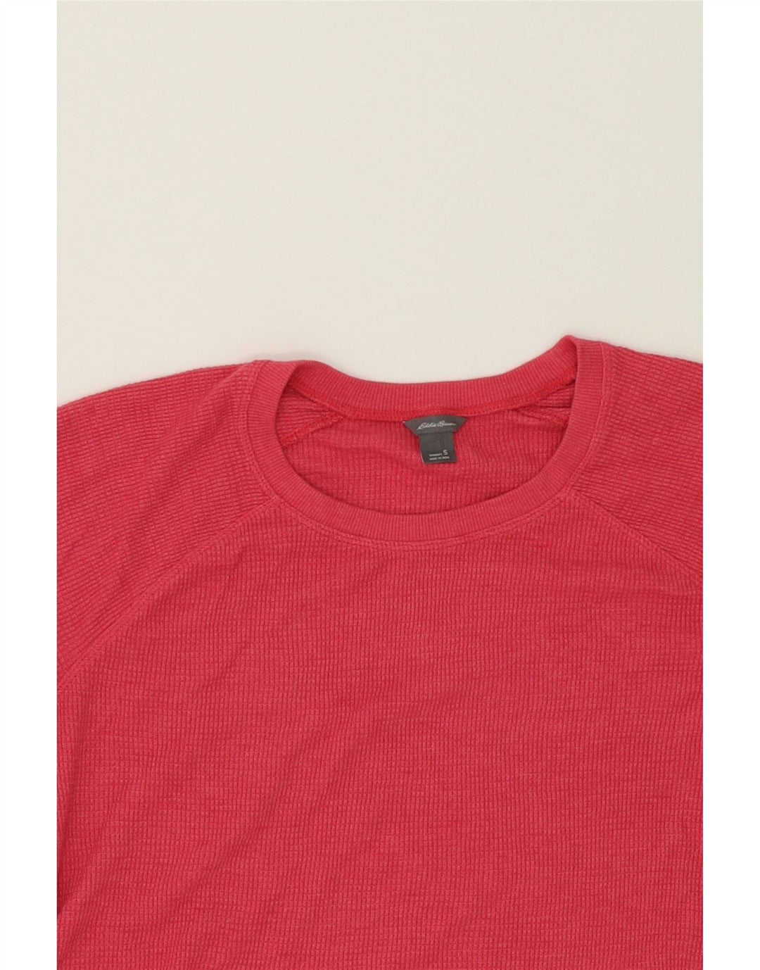 EDDIE BAUER Womens Top Long Sleeve UK 10 Small Pink Cotton Vintage Eddie Bauer and Second-Hand Eddie Bauer from Messina Hembry 