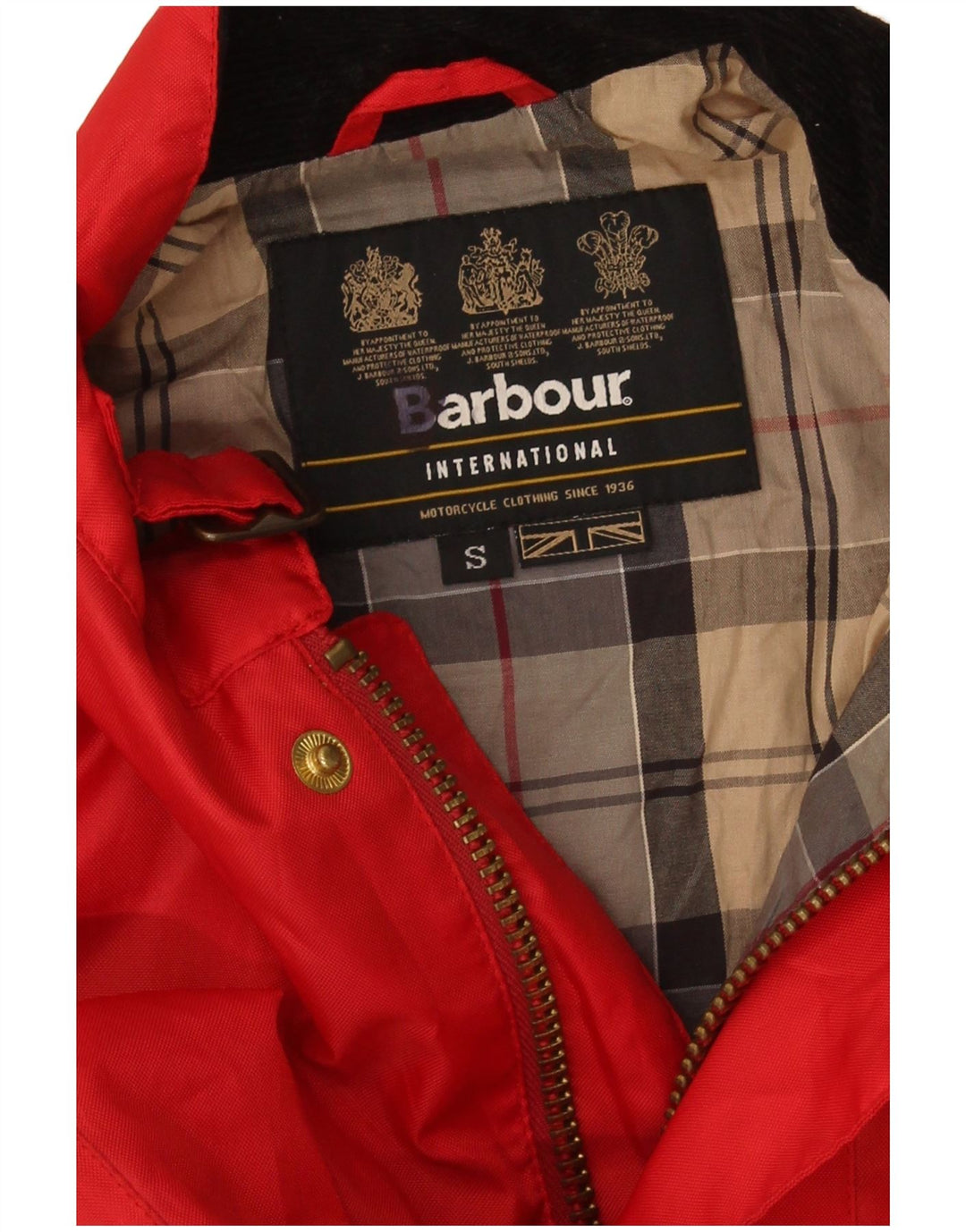 Barbour muška motociklistička trkaća jakna UK 36 mala crvena
