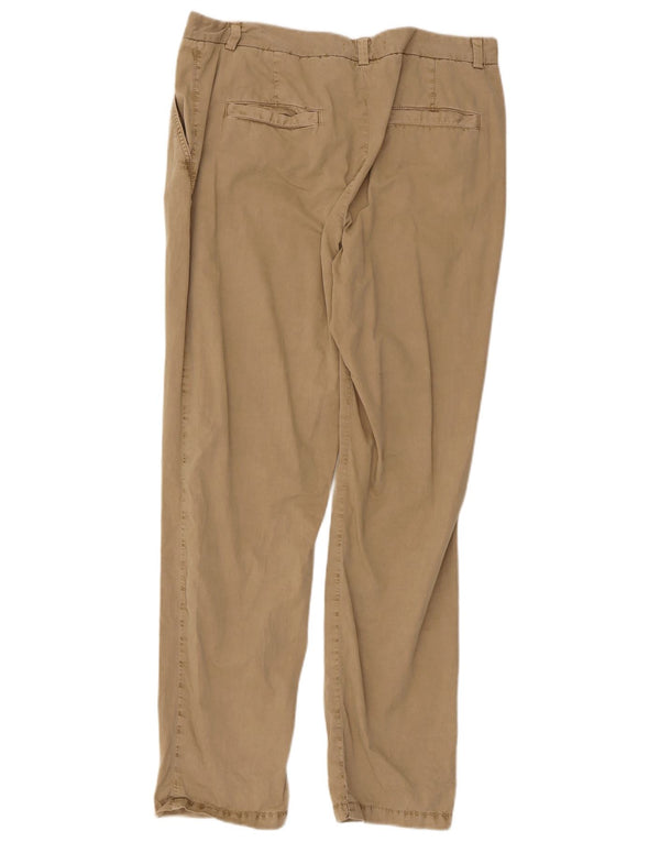 Marks & Spencer ženske ravne chino hlače UK 14 Large W32 L29 Bež