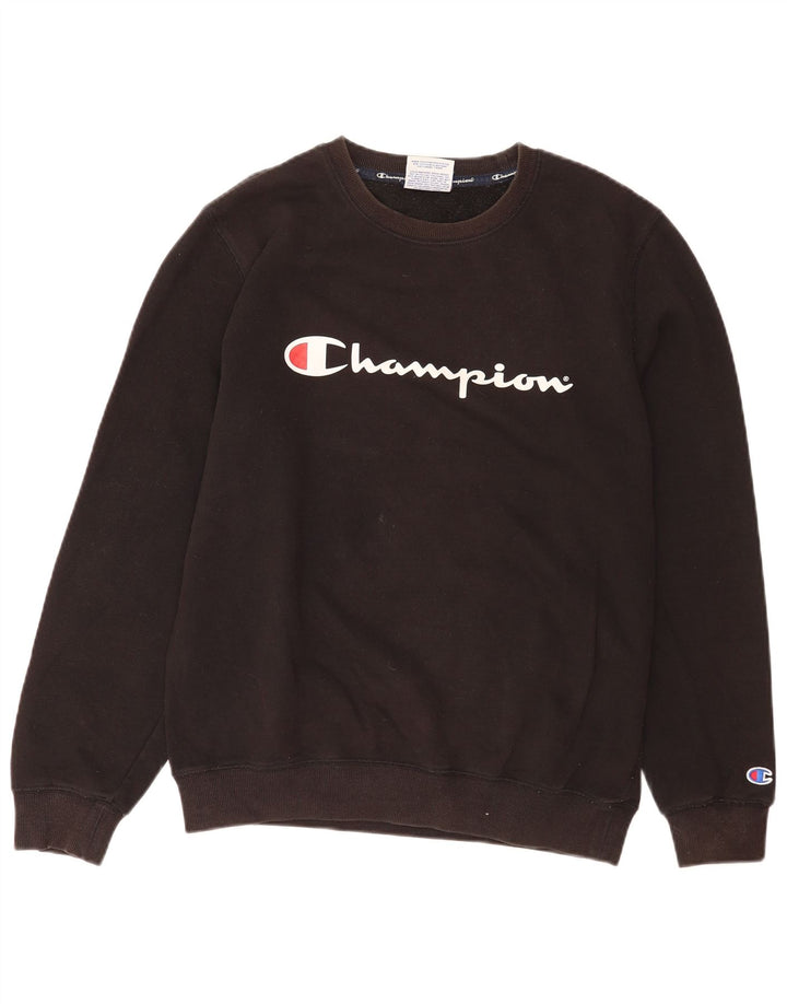 Champion muška trenirka s grafičkim motivima Srednji crni pamuk