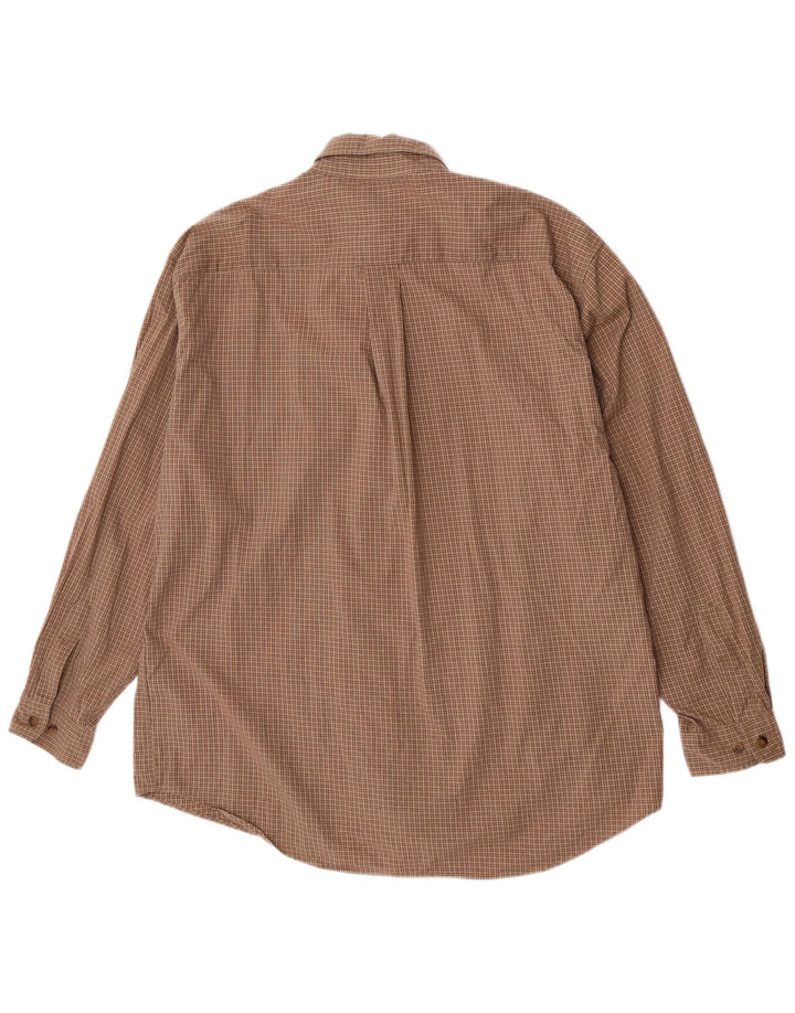 Dockers muška košulja velika smeđa karirana pamuk