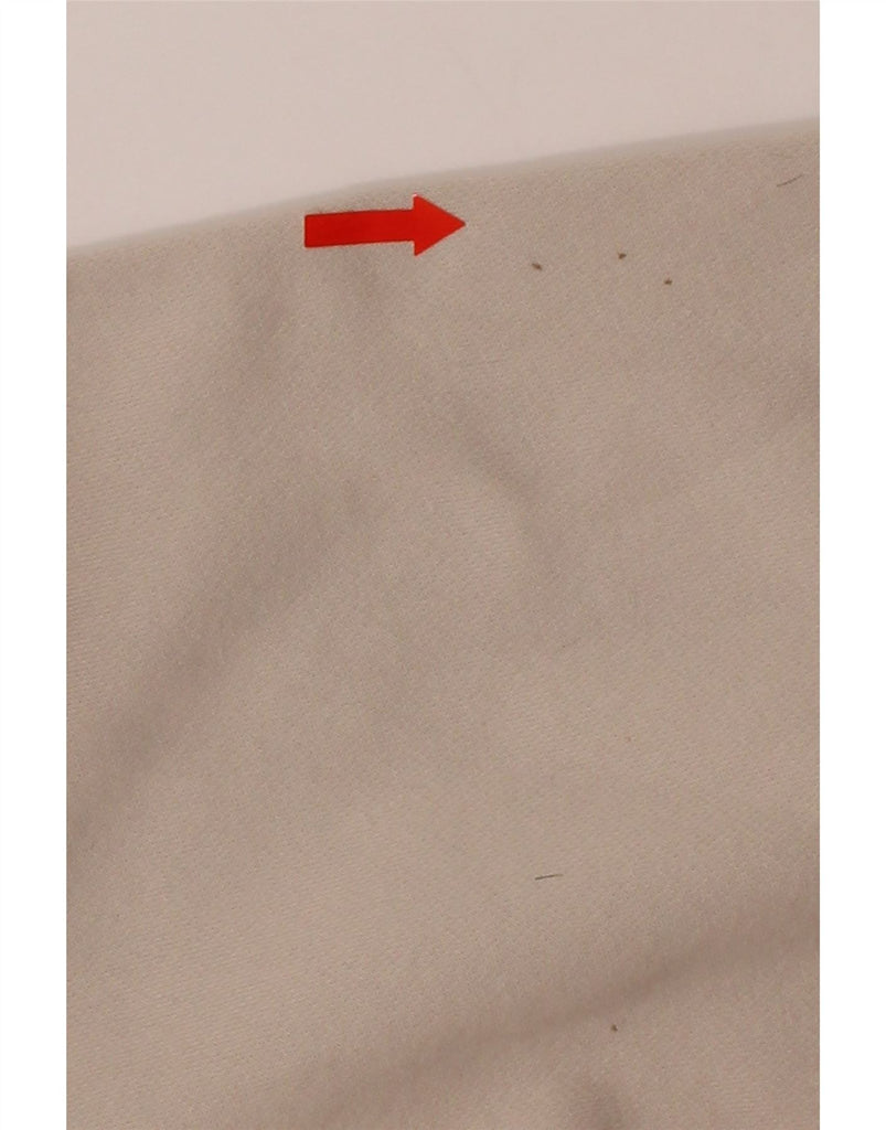 NIKE Womens Crop Loose Fit Sweatshirt Jumper UK 6 XS Beige Cotton Vintage Nike and Second-Hand Nike from Messina Hembry 