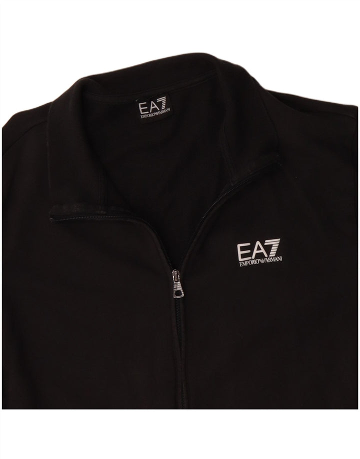 Emporio Armani muška trenirka Gornja jakna srednje crne pamučne boje