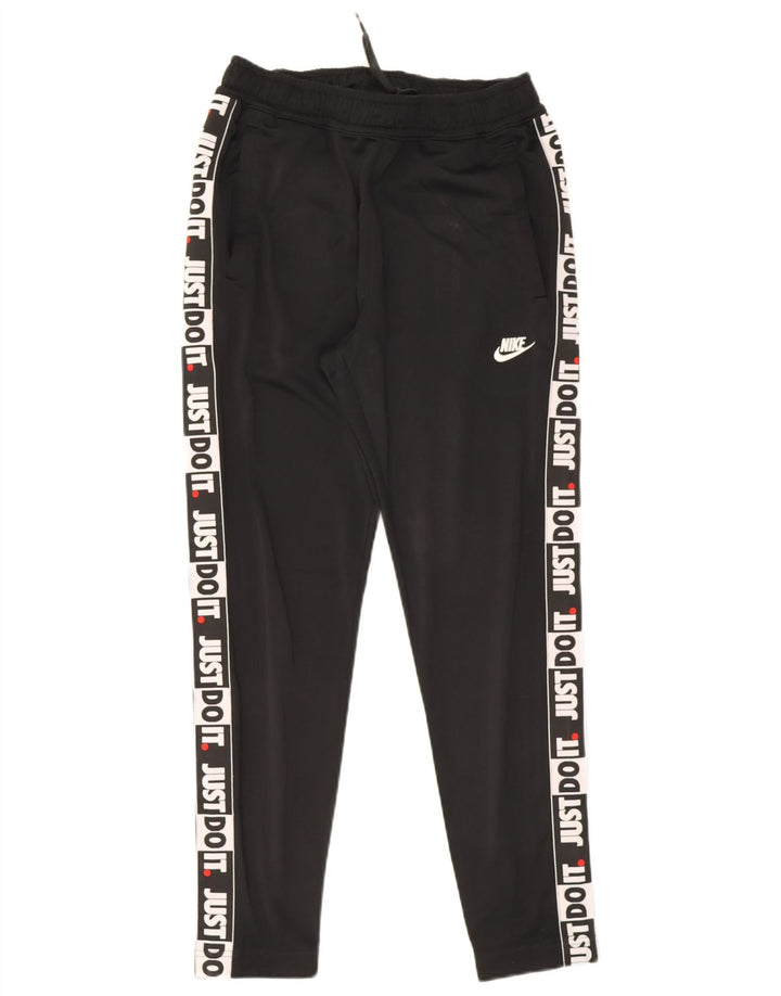 Male crne hlače od poliestera Nike Graphic Trenirka