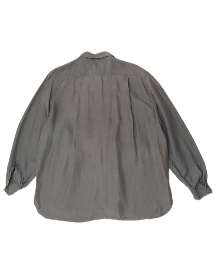 Vintage ženska košulja bluza UK 18 XL siva