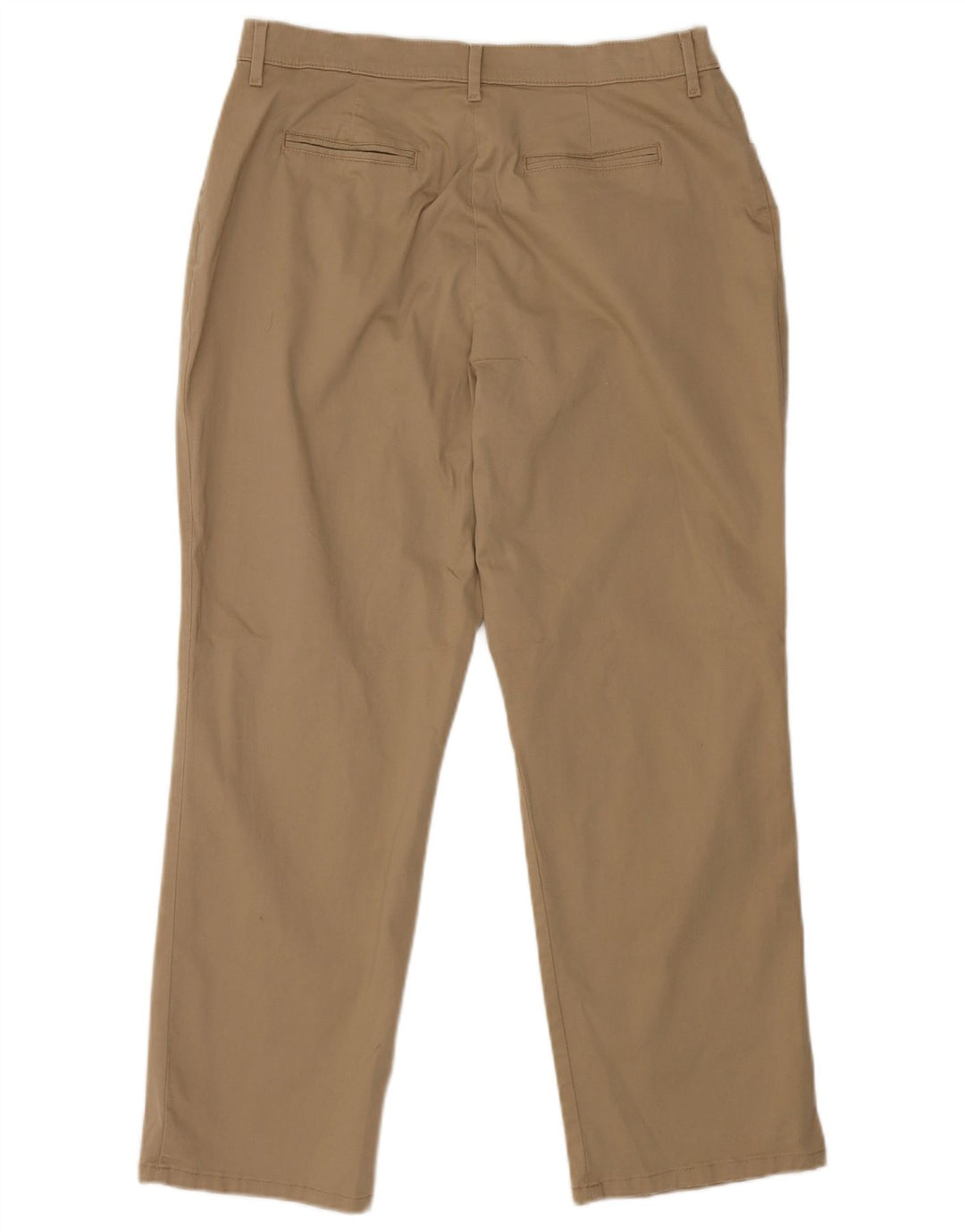 LEE ženske ravne ležerne hlače US 14 XL W34 L28 smeđi pamuk