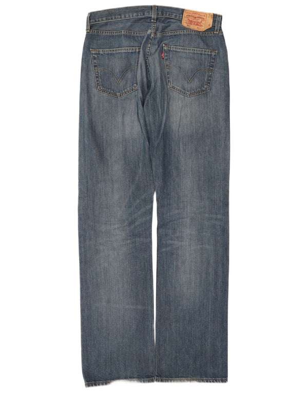 Levi's muške 501 ravne traperice W34 L36 plavi pamuk