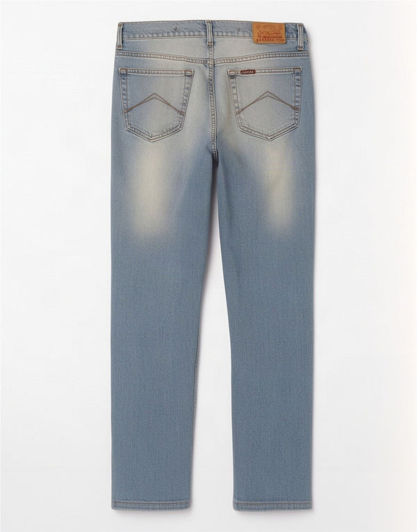 Carrera Mens 700 Regular Fit Straight Jeans IT 50 Large W34 L30 Plava