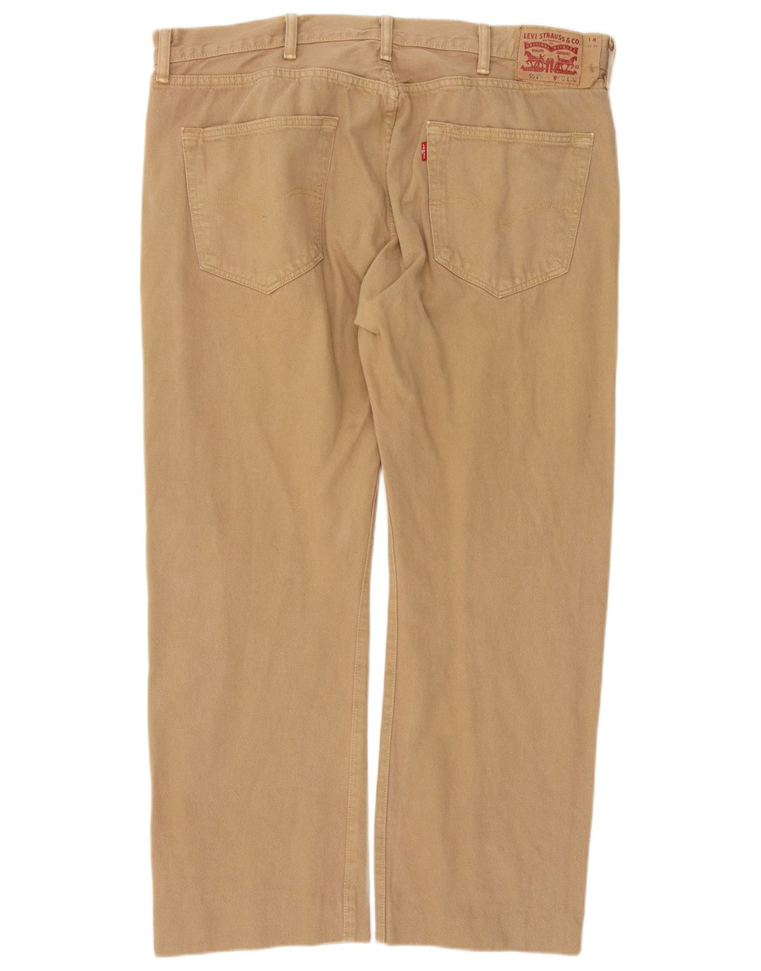 Levi's muške 501 ravne traperice W40 L29 smeđi pamuk
