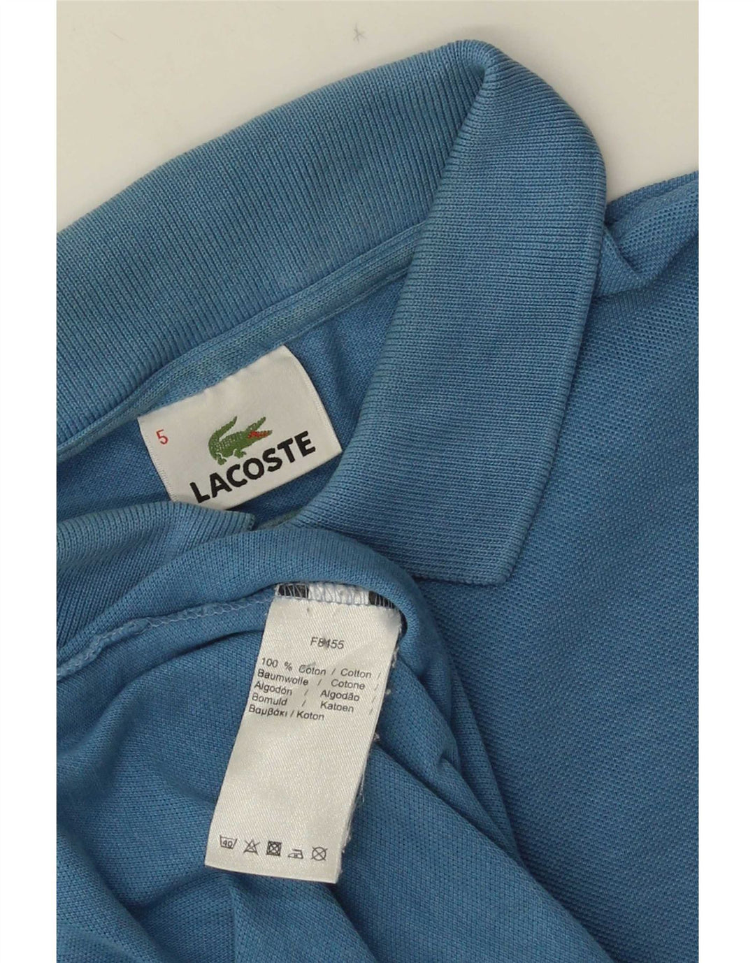Lacoste muška polo majica veličine 5 velika plava pamuk