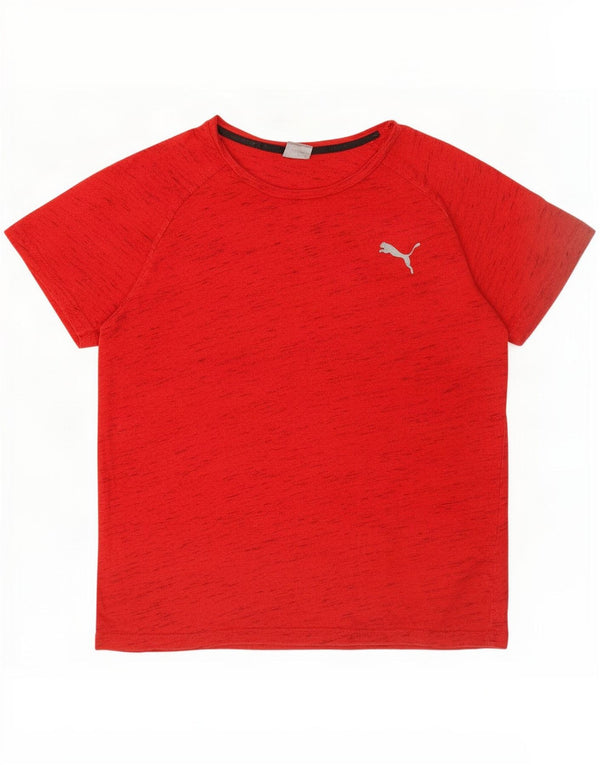 Puma muška majica kratkih rukava XL crveni flekasti pamuk