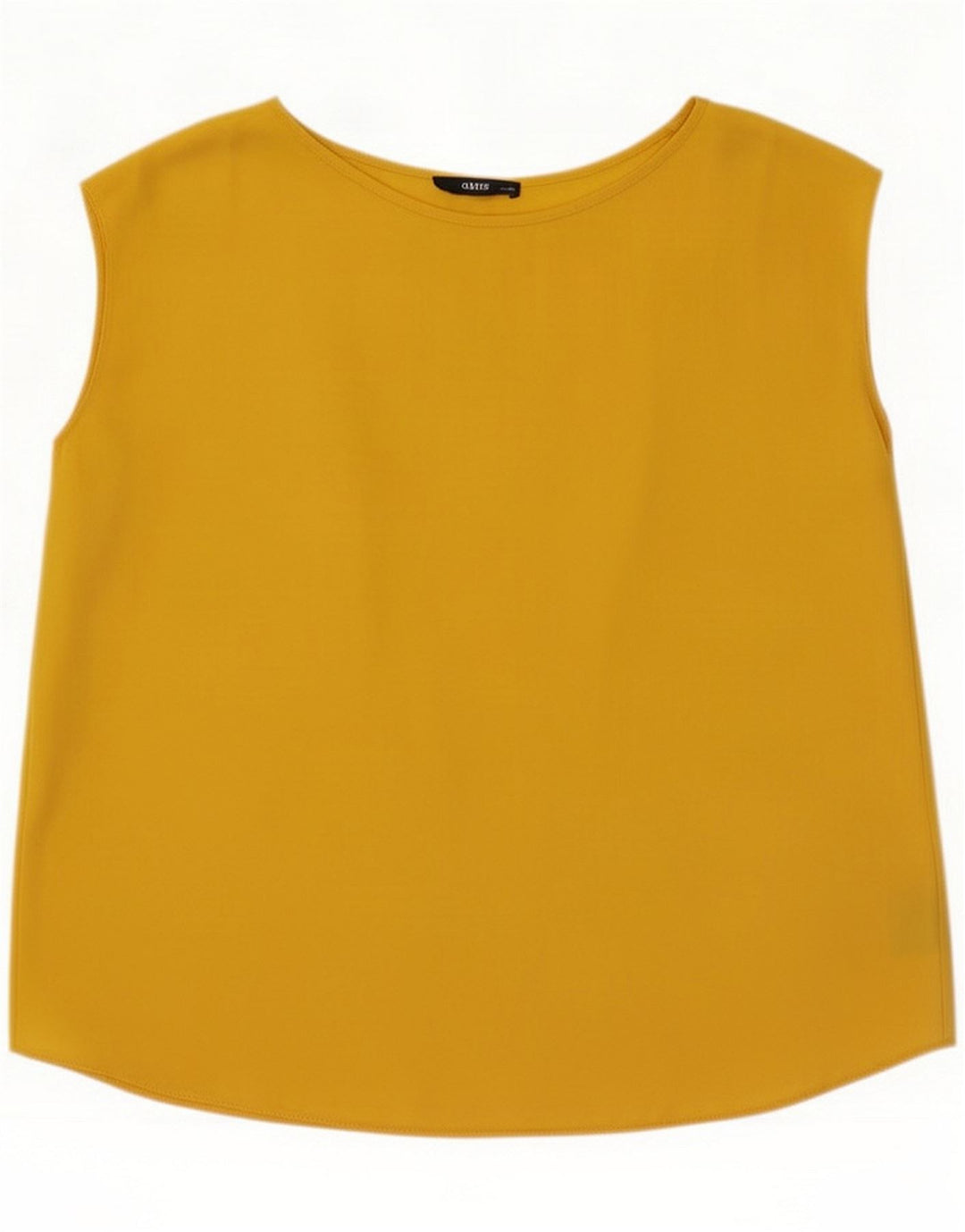 Oasis ženski gornji dio bluze UK 14 Large Yellow Polyester