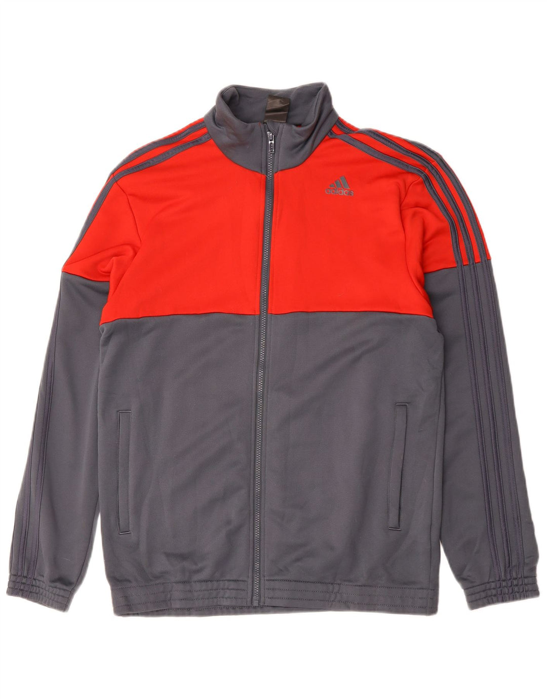 ADIDAS Mens Climalite Tracksuit Top Jacket Size 42/44 Large Grey