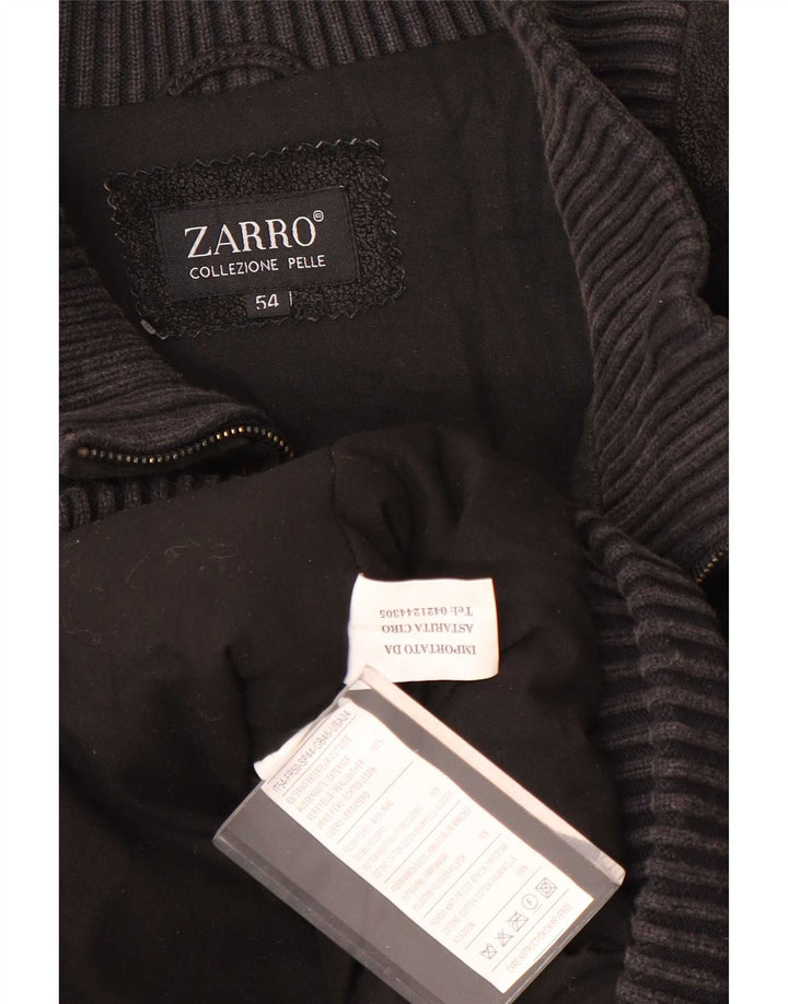 Zarro muška kožna jakna IT 54 2XL crna