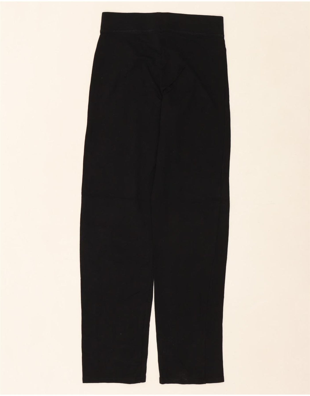 MARKS & SPENCER Womens Tracksuit Trousers UK 8 Small Black Cotton Vintage Marks & Spencer and Second-Hand Marks & Spencer from Messina Hembry 