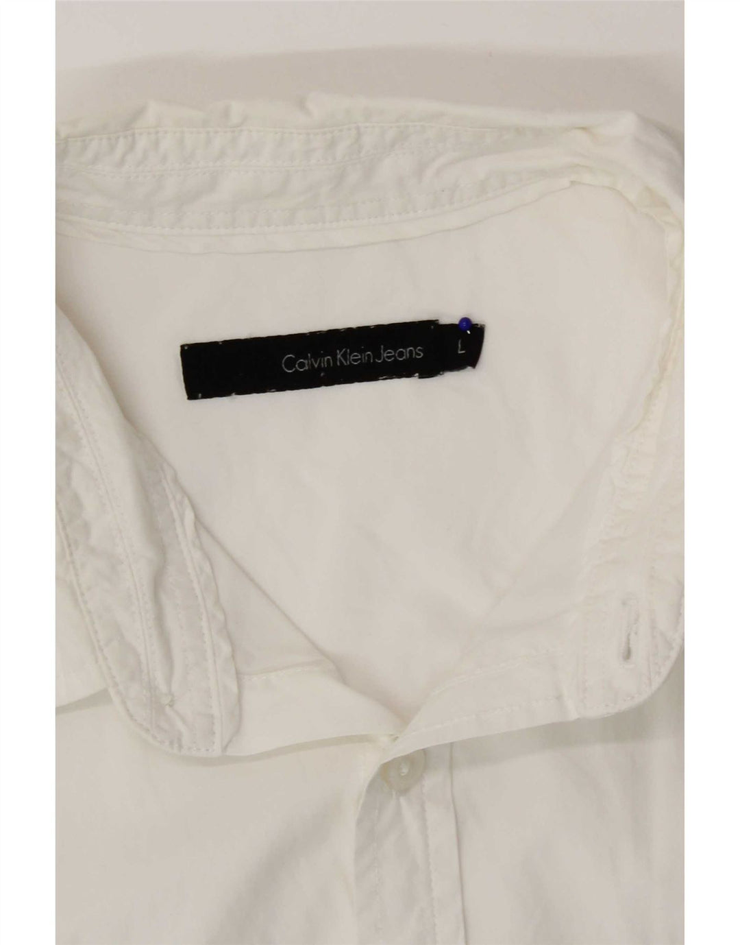 Velika bijela muška košulja kratkih rukava Calvin Klein Jeans