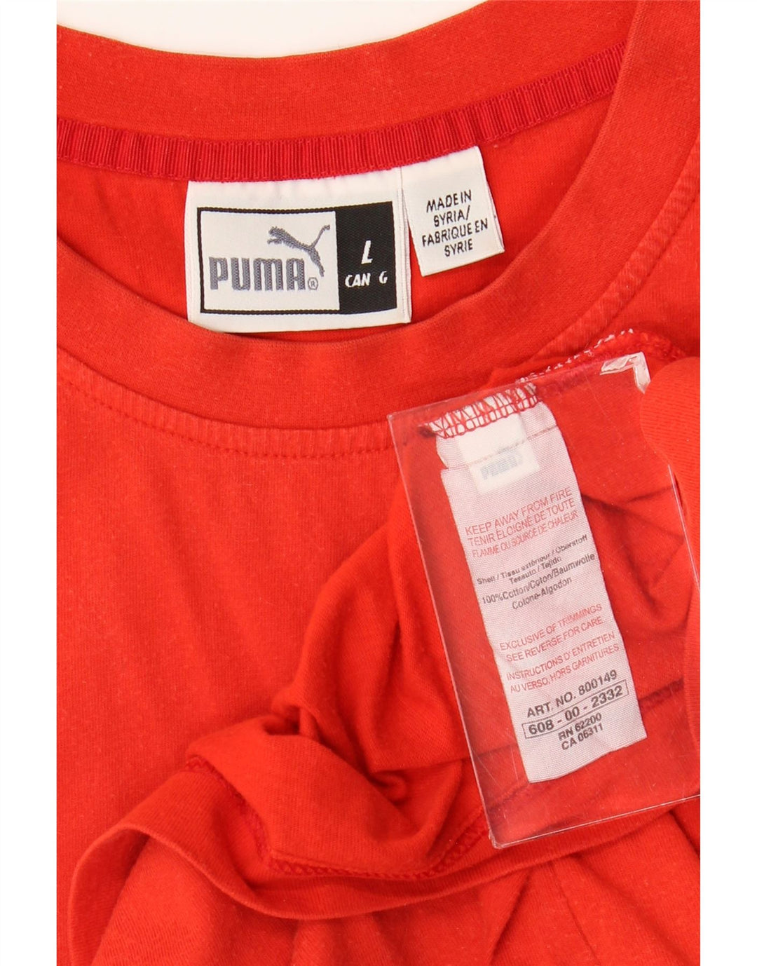 Puma muški grafički prsluk veliki, crveni pamuk