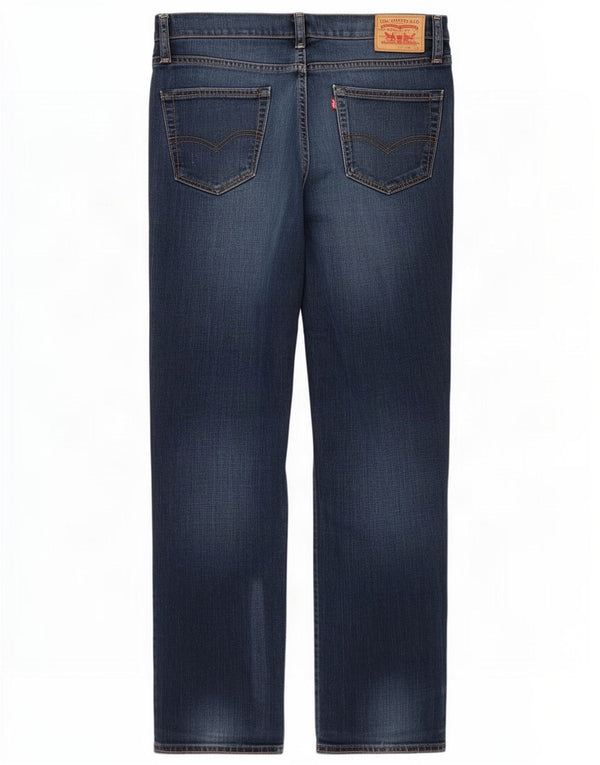 Levi's muške 519 ravne traperice W34 L32 tamnoplavi pamuk