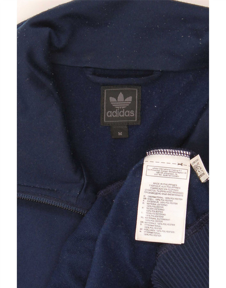 Adidas muška gornja jakna od trenirke Medium tamnoplavi poliester