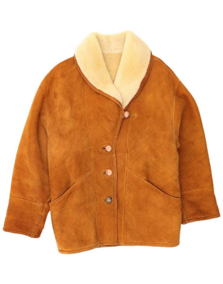 Umberto Olivieri Ženska prevelika jakna IT 40 Small Brown