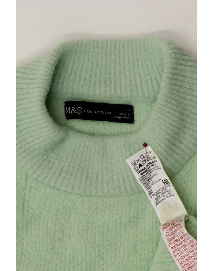 Marks & Spencer ženski džemper s kornjačičastim ovratnikom UK 10 Small Green