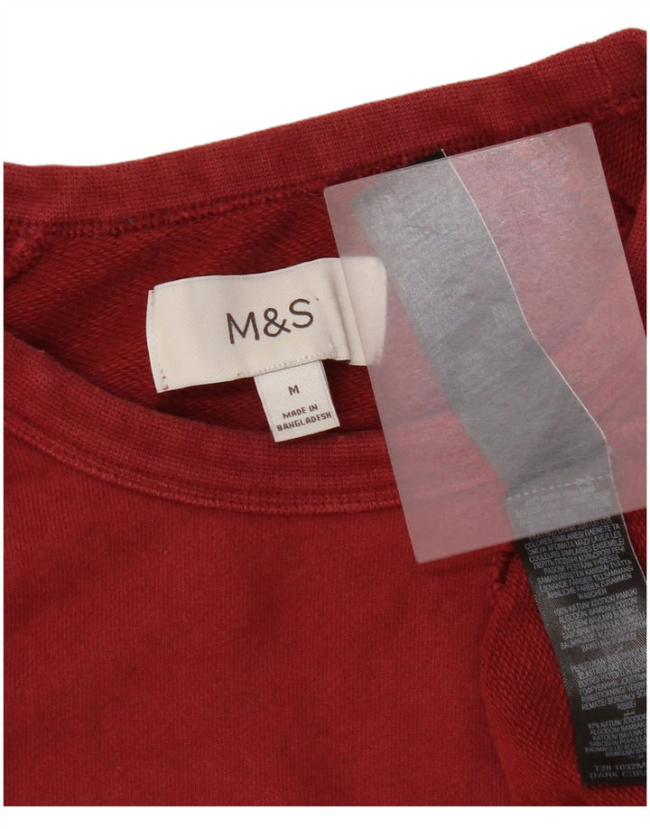 Marks & Spencer muški džemper srednjeg bordo pamuka