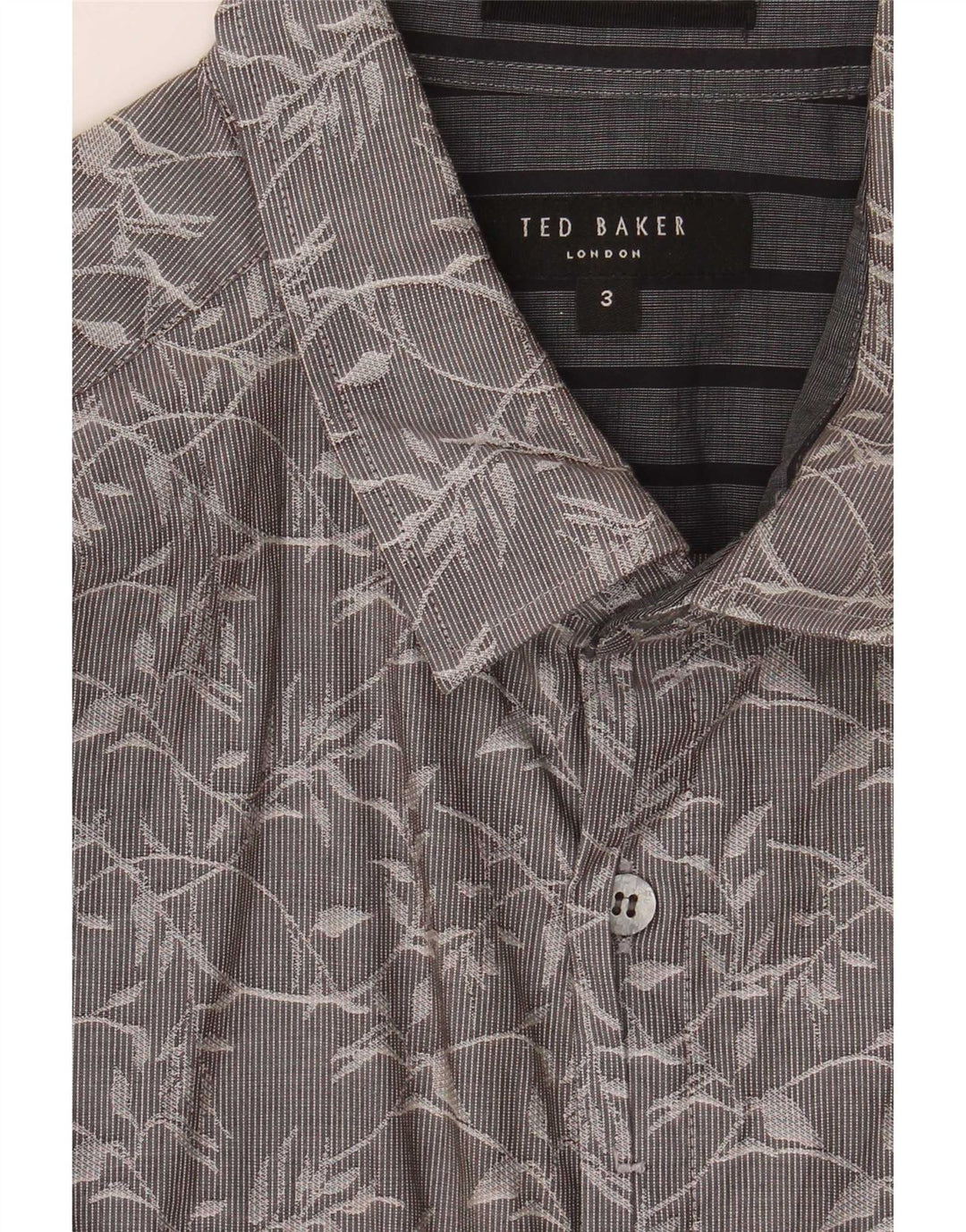Ted Baker muška košulja veličina 3 srednje siva cvjetna