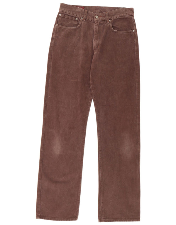 Marlboro Classics Mens Straight Jeans W32 L34 Smeđi pamuk